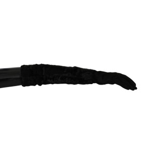 Dolce & Gabbana Elegante Mittelarm-Lederhandschuhe in Braun