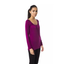 BYBLOS Lila Viskose Damen Top