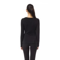 BYBLOS Schwarzes Viskose-Top für Frauen