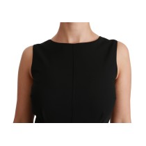 Dolce & Gabbana Elegantes knielanges Etuikleid in Schwarz