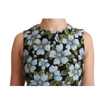 Dolce & Gabbana Elegantes geblümtes Mini-Shiftkleid