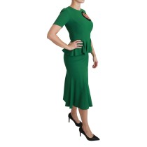 Dolce & Gabbana Enchanted Grünes Meerjungfrauen Midikleid