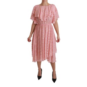 Dolce & Gabbana Elegantes plissiertes Midikleid in A-Linie