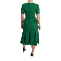Dolce & Gabbana Enchanted Grünes Meerjungfrauen Midikleid