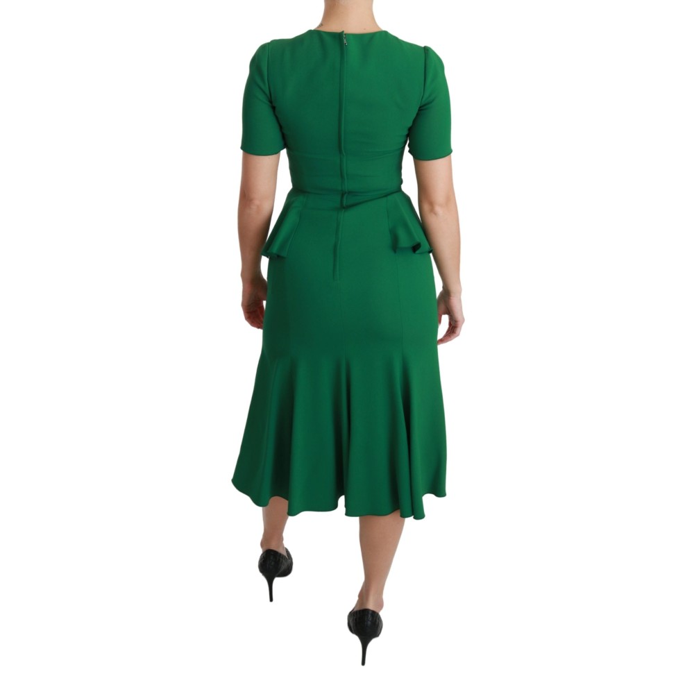 Dolce & Gabbana Enchanted Grünes Meerjungfrauen Midikleid