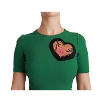 Dolce & Gabbana Enchanted Grünes Meerjungfrauen Midikleid