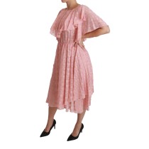 Dolce & Gabbana Elegantes plissiertes Midikleid in A-Linie