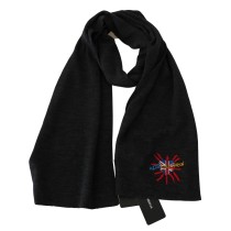 Dolce & Gabbana Schicker bestickter Herrenschal aus Wolle