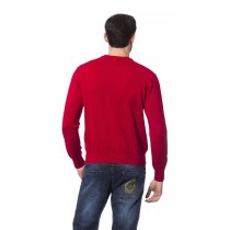 Billionaire Italian Couture Roter Pullover aus Merinowolle für Männer
