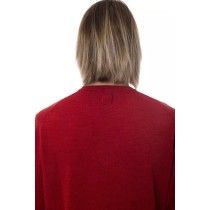 Billionaire Italian Couture Roter Pullover aus Merinowolle für Männer