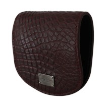 Dolce & Gabbana Raffiniertes Caimano Leder-Münzetui