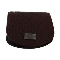 Dolce & Gabbana Raffiniertes Caimano Leder-Münzetui