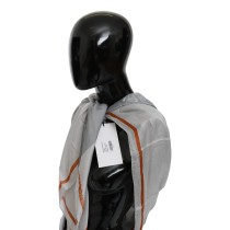Costume National Eleganter Seidenschal mit Blumenmuster
