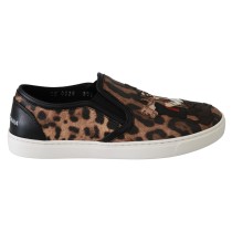 Dolce & Gabbana Schicke Loafers mit Leopardenmuster für eleganten Komfort