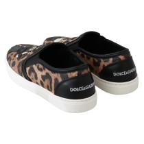 Dolce & Gabbana Schicke Loafers mit Leopardenmuster für eleganten Komfort