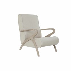 Sitz DKD Home Decor Tanne Beige Polyester (57 x 55 x 85 cm)