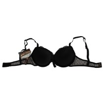 Roberto Cavalli Eleganter Push-up-BH aus schwarzer Spitze