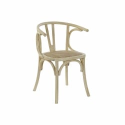 Chaise de Salle à Manger DKD Home Decor Blanc 56 x 50 x 76 cm