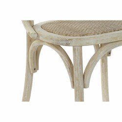 Chaise de Salle à Manger DKD Home Decor Blanc 56 x 50 x 76 cm