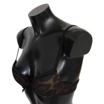 Roberto Cavalli Verführerischer Push-up-BH in Leopard-Optik