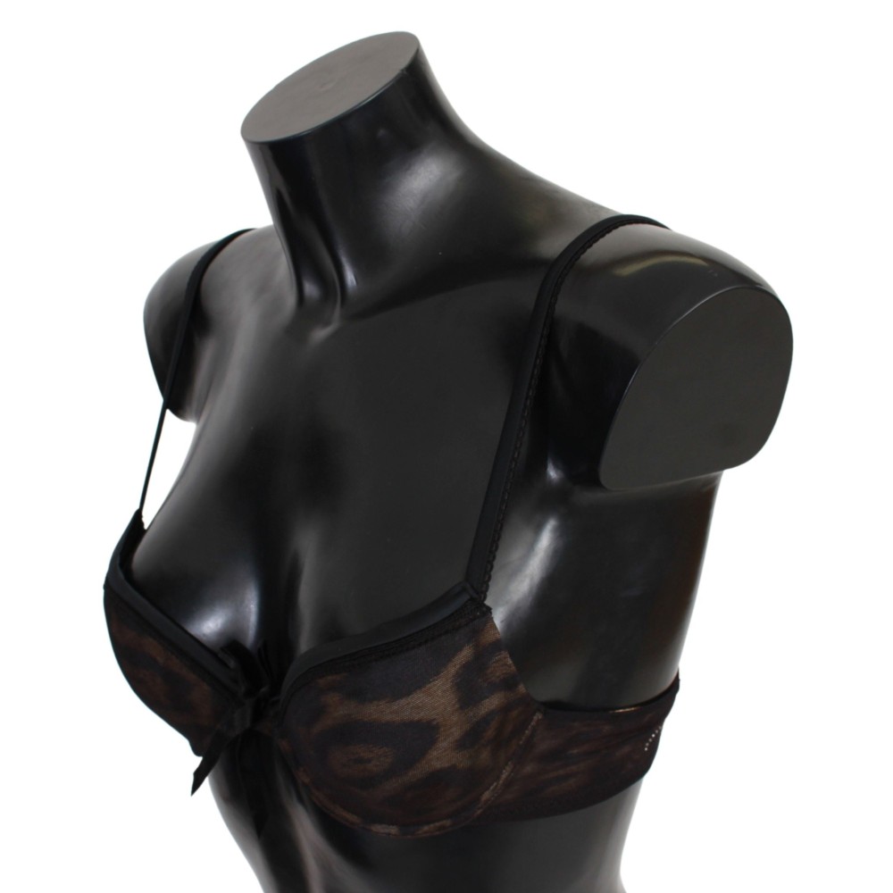 Roberto Cavalli Verführerischer Push-up-BH in Leopard-Optik