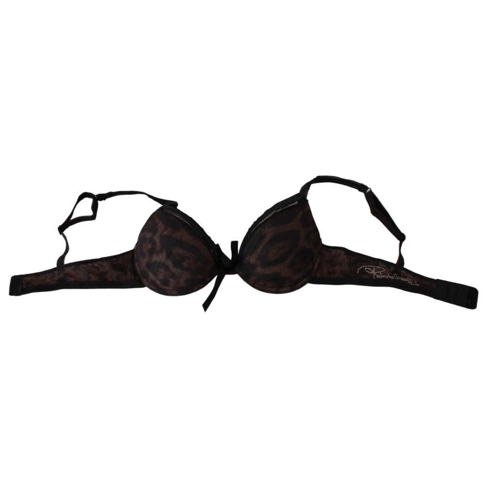 Roberto Cavalli Verführerischer Push-up-BH in Leopard-Optik
