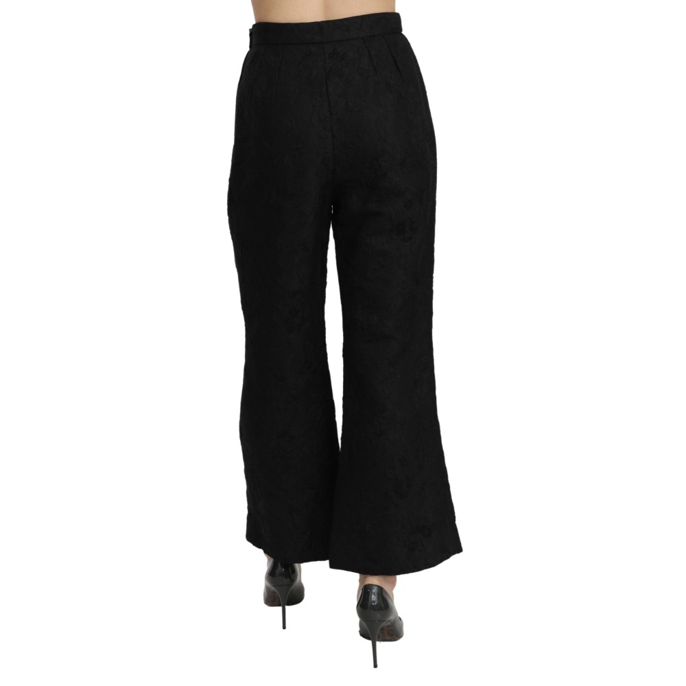 Dolce & Gabbana Schicke Hochtaillierte Cropped Pants