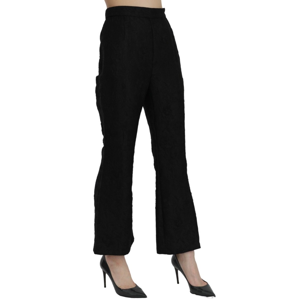 Dolce & Gabbana Schicke Hochtaillierte Cropped Pants