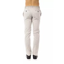 Verri Blaue Viskose Herrenhose