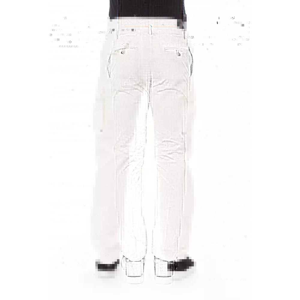 Verri Blaue Viskose Herrenhose