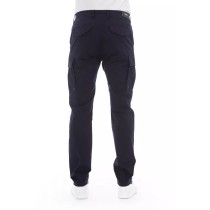 Uominitaliani Graue Baumwolle Herren Freizeithose