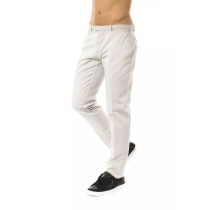 Uominitaliani Graue Baumwolle Herren Freizeithose