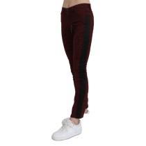 Costume National Bordeaux Slim Fit Designer Jeans