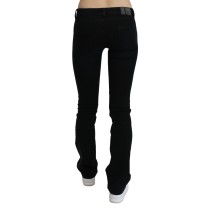 Costume National Schicker schwarzer Slim Fit Denim mit niedriger Taille
