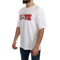Dolce & Gabbana Panda Love Slim Fit Tee mit Rundhalsausschnitt