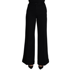 Dolce & Gabbana Elegante Kaschmir-Hose mit weitem Bein