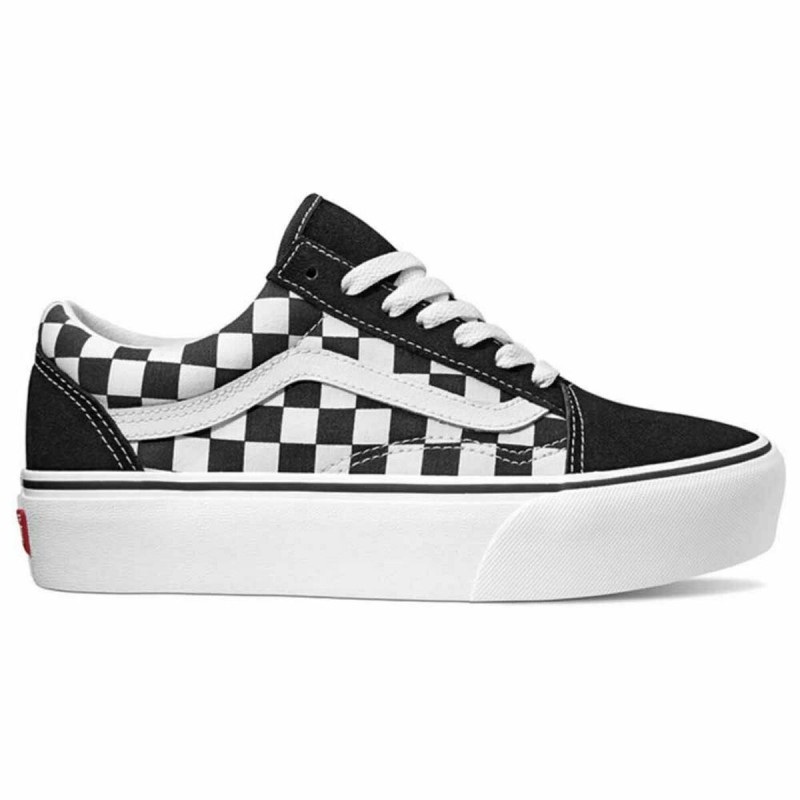 Baskets Casual pour Femme OLD SKOOL PLAFORM Vans VN0A3B3UHRK1 Noir