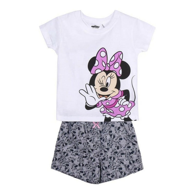 Ensemble de Vêtements Minnie Mouse Blanc