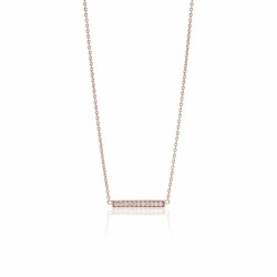 Collier Femme Sif Jakobs SJ-C1011-CZ-RG 38 cm