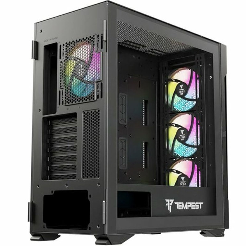 ATX Semi-tower Box Tempest Bastion  Black