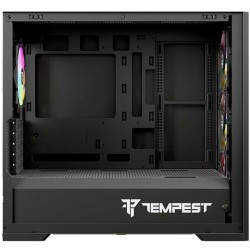 ATX Semi-Tower Gehäuse Tempest Stronghold  Schwarz