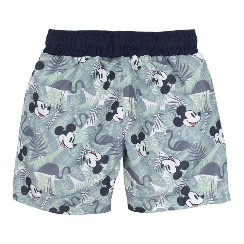 Jungen Badehose Mickey Mouse grün Hellgrün