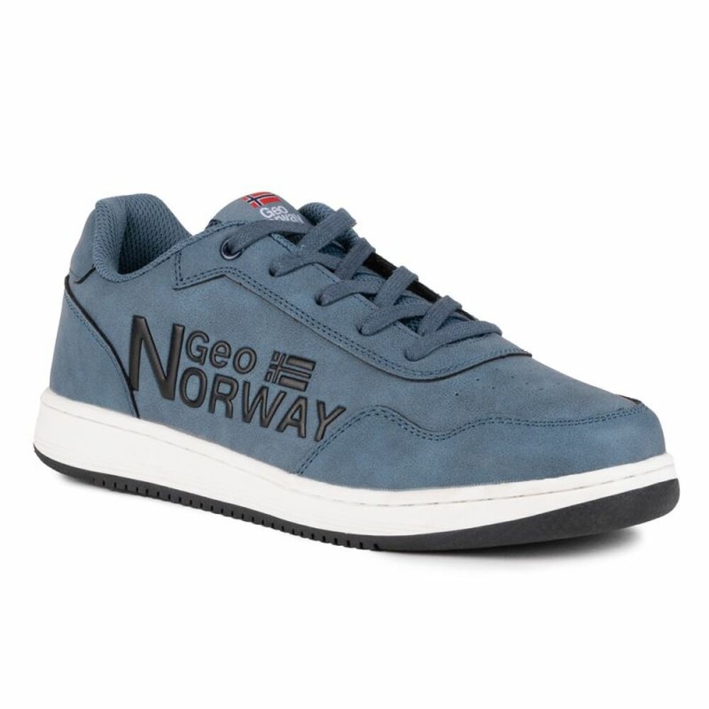 Herren Sneaker Geographical Norway Stahlblau