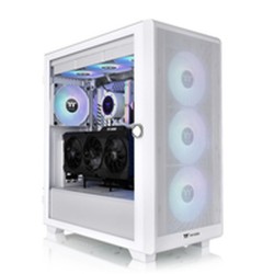 ATX Semi-Tower Gehäuse THERMALTAKE S250 TG ATX Weiß Schwarz