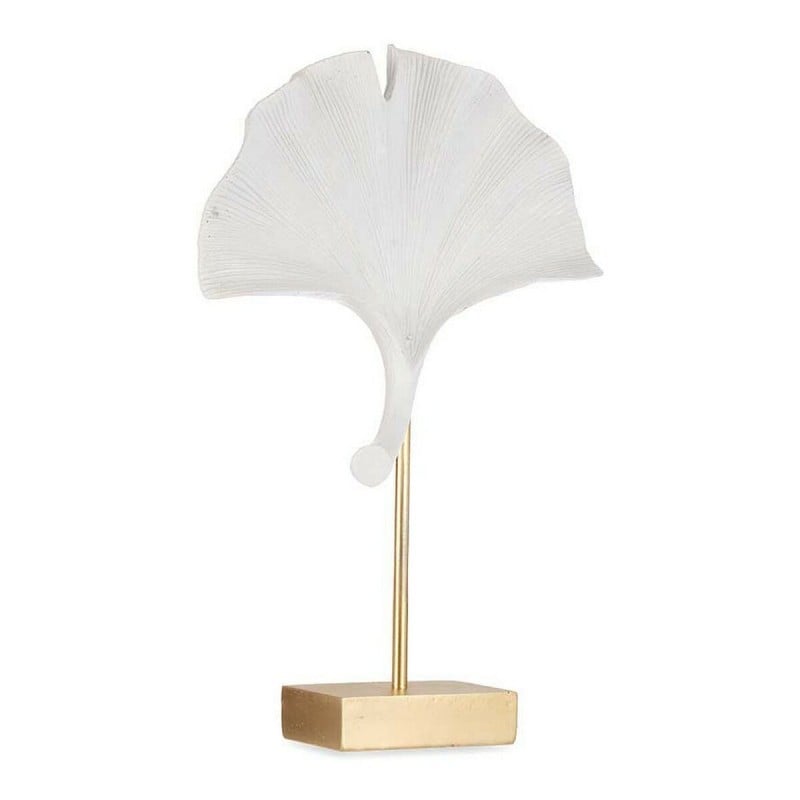 Figurine Décorative Fleur Blanc Polyrésine (8 x 37 x 24,5 cm)