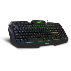 Clavier et Souris Gaming Krom HOTWHEELS Espagnol Qwerty