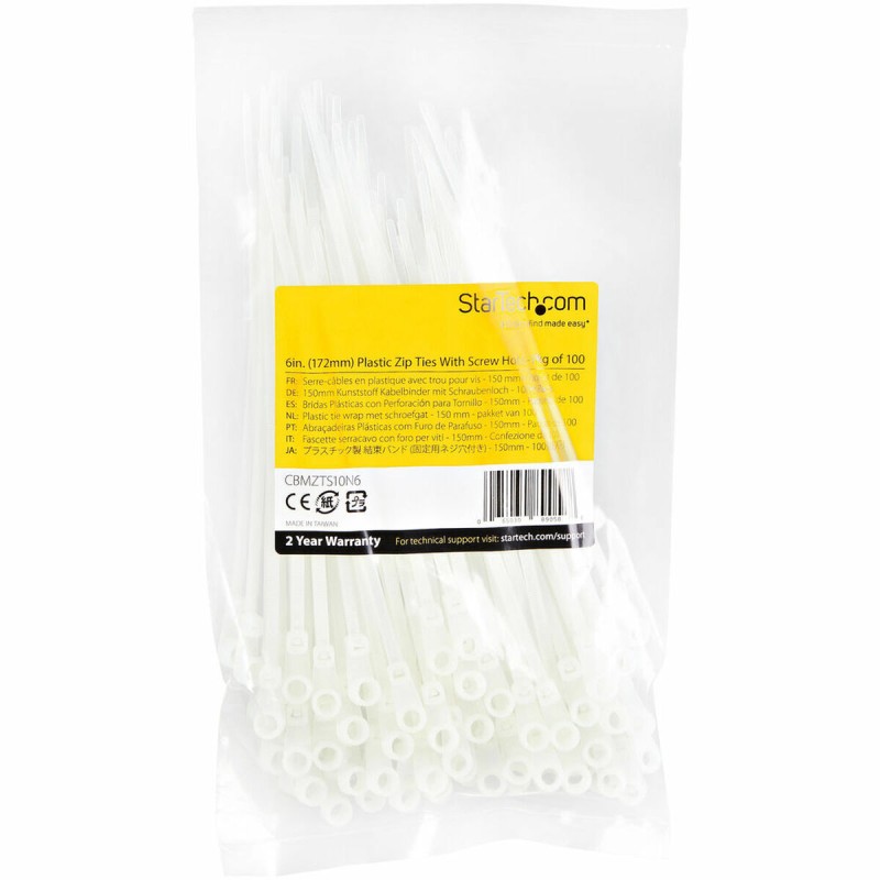 Attaches pour câble Startech CBMZTS10N6           Blanc