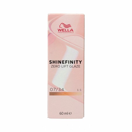 Coloration Permanente Wella Shinefinity color Nº 07/34 (60 ml)