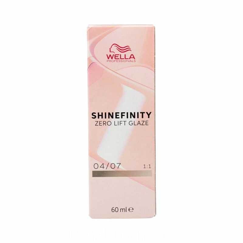 Coloration Permanente Wella Shinefinity Nº 04/07 (60 ml)