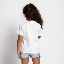 T shirt à manches courtes Enfant Bluey Blanc